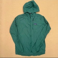 Mens Patagonia Houdini Wind Breaker Jacket Small Green