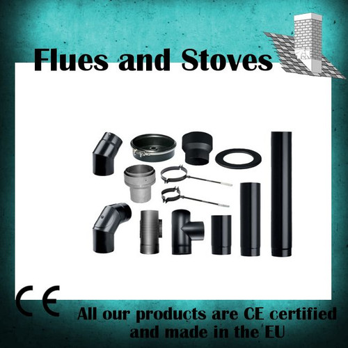 Flue pipe for wood burner - for,