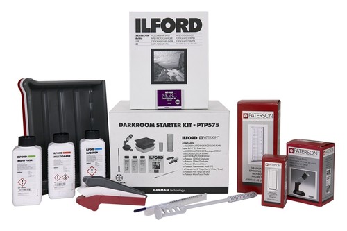 Ilford and paterson darkroom - and,