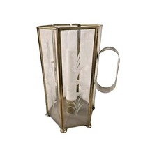 VTG Brass Lantern Candlestick