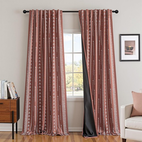 Boho terracotta blackout - boho, 95%