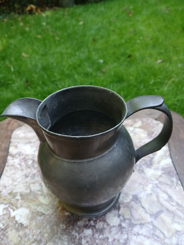 Georgian english pewter beer - georgian,