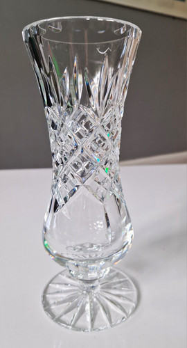 Vintage lead crystal bud - lead, glass