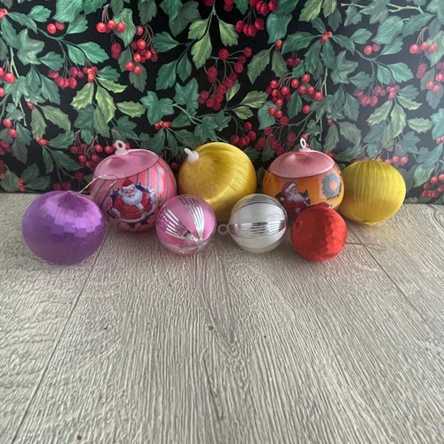 Spun satin mixed bauble - bauble, set