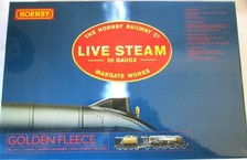HORNBY R2368 LIVE STEAM Class A4 4-6-2 - NE Black - "Golden Fleece" - OO Gauge