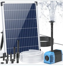 Biling 12W Solar Pond Fountain 605L/H Solar Powered Fountains Water Feature