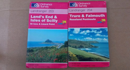 Landranger maps land s - os, land's
