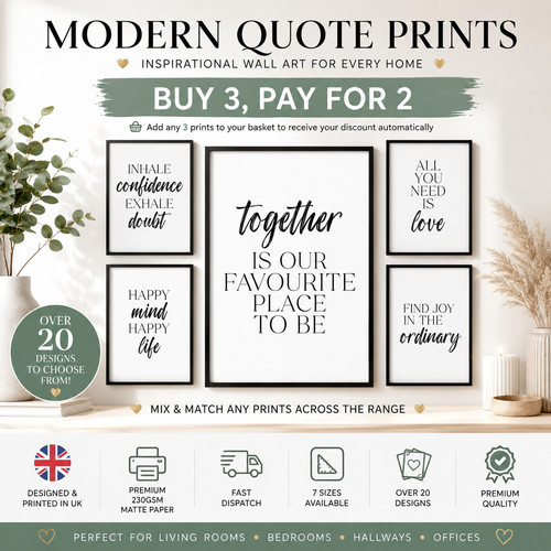 Modern inspirational quote - modern,