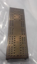 ANTIQUE CRIB BOARD, BRASS.