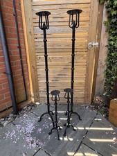 Wrought Iron Candle Holders