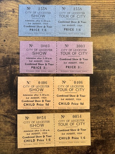 City leicester show 1954 - city, of