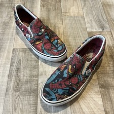 Vans Slip SK8 On x Spiderman Limited Edition MARVEL UK 7.5