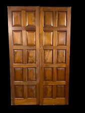 LARGE PAIR MAHOGANY FRONT