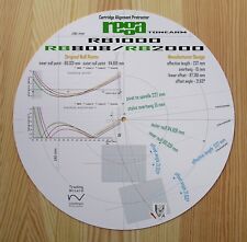 Cartridge Alignment Protractor for Rega RB808/RB1000/RB2000 Tonearms