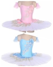Ballet Tutu,Classical Pancake tu tu Dress.Pink Blue.UK.Competition Festival