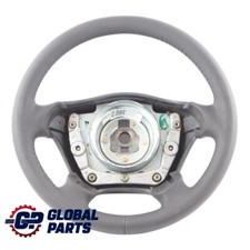 Mercedes ML W163 NEW Black Leather Steering Wheel Black Threads A1634600603
