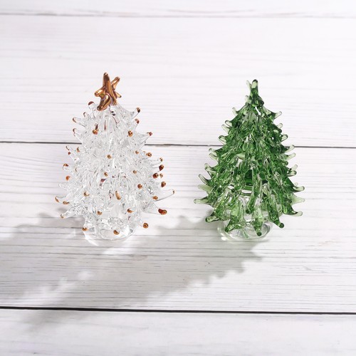 2pcs crystal christmas tree - crystal,