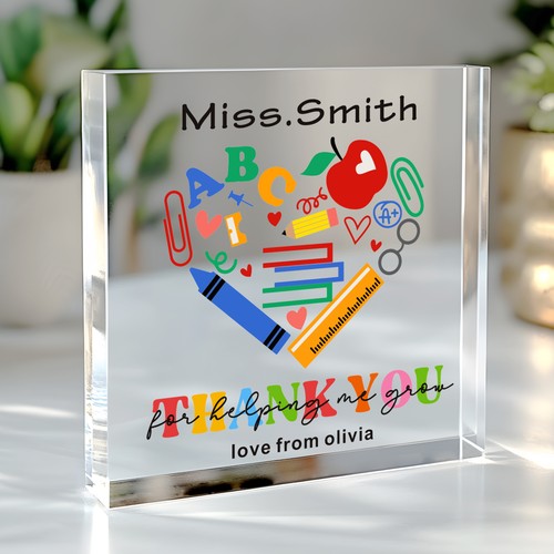 Personalised thank you - you, teacher