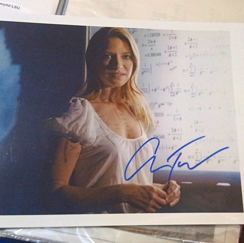 Signed photo print - tv,