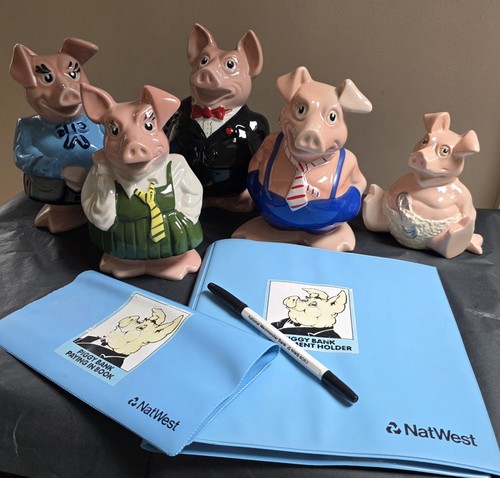 Natwest pigs complete with - pigs,
