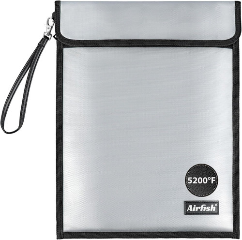 Large fireproof document bag - large,