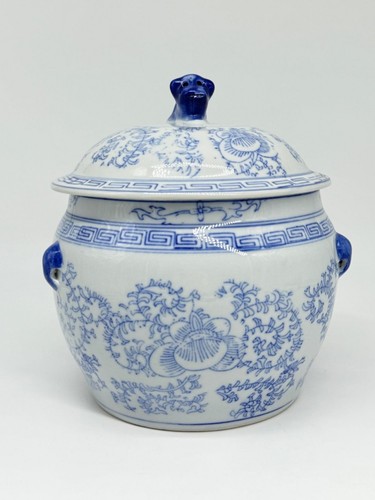 Vtg chinese porcelain blue - vtg,