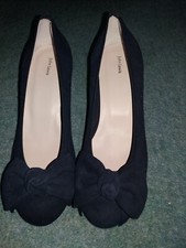 John Lewis Court Shoes Navy 4