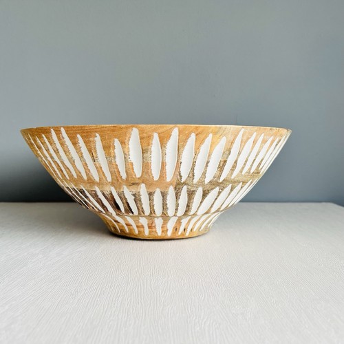 Wooden bowl large - wooden,