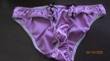 VINTAGE  SATIN  KNICKERS SIZE    W 28-36 INCH             AU 2