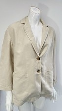Toast Linen Blend Beige Ecru