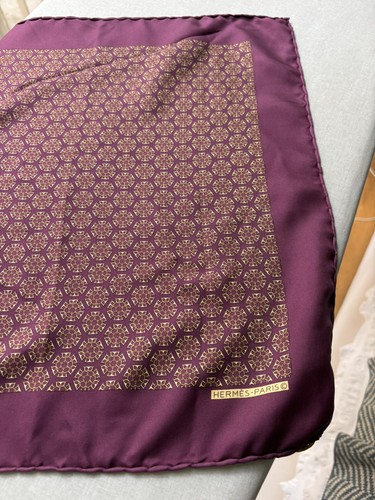 Vintage hermes silk pocket - hermes,