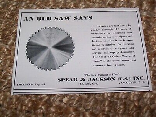 C1948 vintage print spear - vintage,
