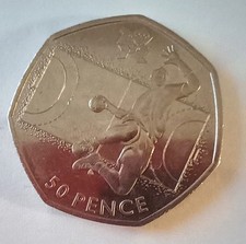 2012 London Olympics 50p Handball