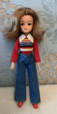 Vintage Pedigree Sindy Doll - Auburn Soft Head 1970’s with Jumper N Jeans Outfit