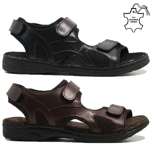 Mens leather sandals walking - mens,