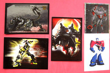 TRANSFORMERS- PANINI - 2009 - 5 STICKERS-#'s 2 / X9 / X29 / X30 / 118 - EXC