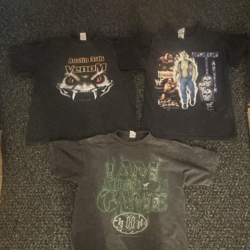 Wwf wrestling shirt lot - wrestling, t-shirt