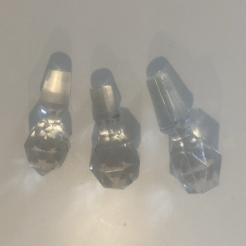Glass round bottle stoppers - glass,