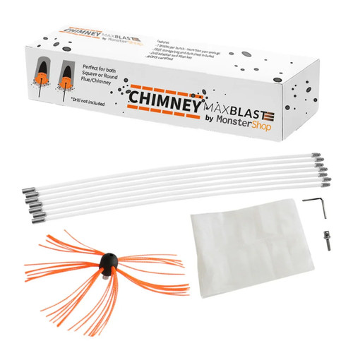 Chimney sweeper cleaning - cleaning, kit