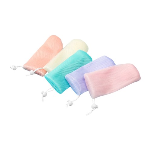 Pcs exfoliating soap bags - 5,