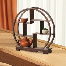 Wooden Display Stand Ideal Gift Decorative Oriental Furniture Antique Shelf for