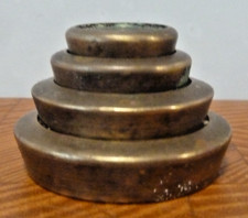 VIntage Set of 4  Small Brass