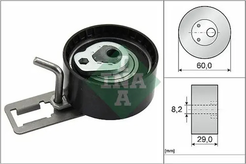 Timing belt tensioner - , pulley