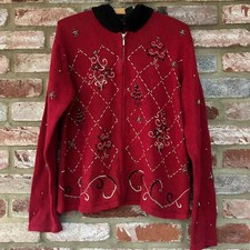 Ladies Vintage Red Gold