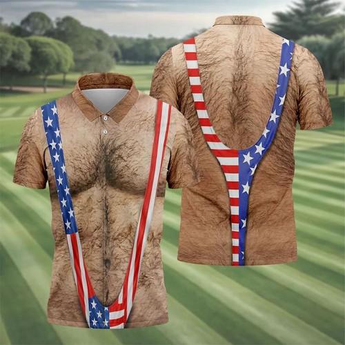 Hairy body funny patriotic - hairy,