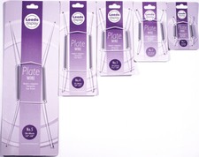 Wire Plate Hangers White  - Leeds Display sizes 9-46cm, 3.5 to 18" Wall, Holder