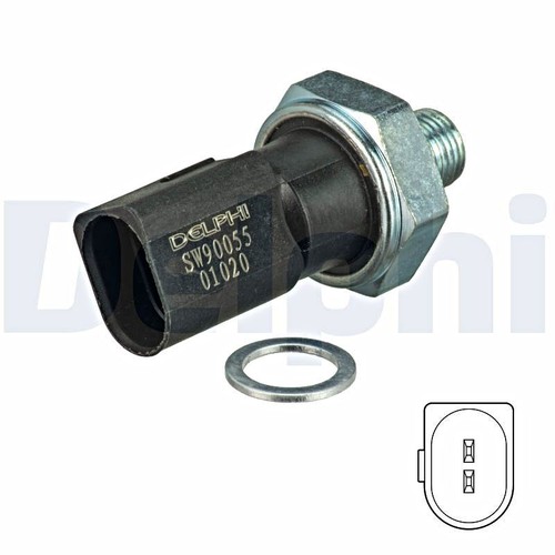 Black oil pressure switch - black,