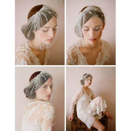 Wedding bridal birdcage - bridal, face