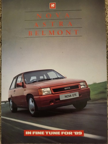 Vauxhall nova brochure plus - vauxhall,