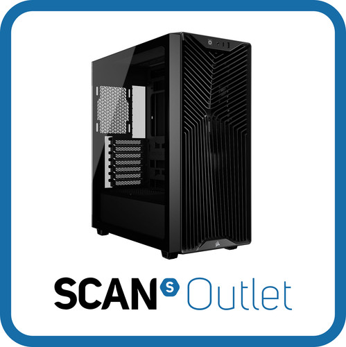 Corsair 3200d black mid - black,